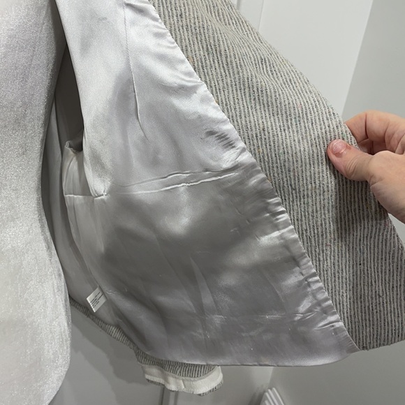 FLAG wool/poly grey jacket size L, $39 - Picture 6 of 9